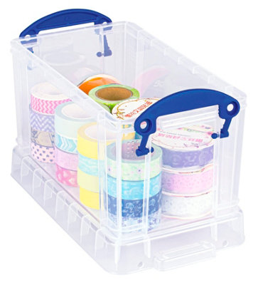 Really Useful Box Company Really Useful Box Plastic Storage 2.1 Litre Clear from B&Q