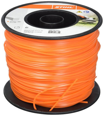 Stihl Mowing Line Square 2.4 mm X 253 M Orange from B&Q