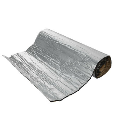 Living And Home Self Adhesive Aluminum Foil Insulation Roll Insulation Film 5M from B&Q
