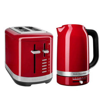 Kitchenaid Red Breakfast Suite Empire Kettle And 2 Slice Toaster Set 1.7L