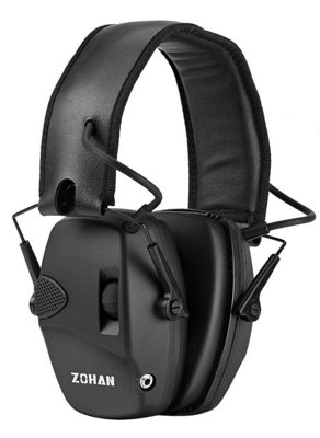 Zohan 054 Electronic Shooting Ear Defenders,active Noise Reduction Safety Earmuff,tactical Headset Sound Amplification Hearing from B&Q