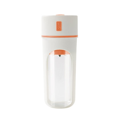 Orange Usb Wireless Charging Compact Hand Crank Electric Juicer