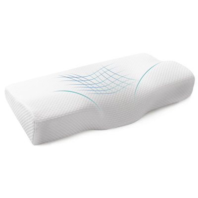 B&Q Contour Memory Foam Pillows Orthopedic Sleeping Pillows