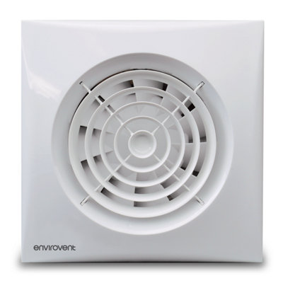 Envirovent Silent 100 Ultra Quiet Wc & Bathroom Extractor Fan With Timer Sil100t