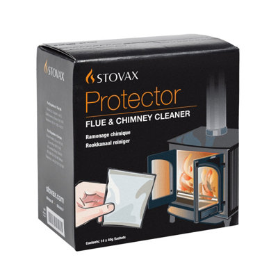 Stovax Protector Flue & Chimney Cleaner14 X 40G Sachets For Reducing SootCreosote & Tar Build-Up from B&Q