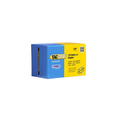 B&Q -  Tacwise 0456 Tacwise 73/10mm Staples For Stapling Pliers (5000 Pieces)