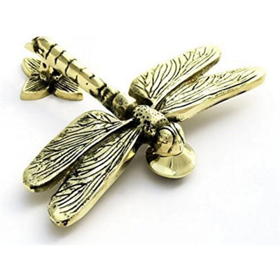 Castelion Solid Brass Dragonfly Door Knocker from B&Q