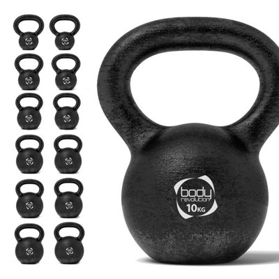 Body Revolution Cast Iron Kettlebells 20 Kg from B&Q