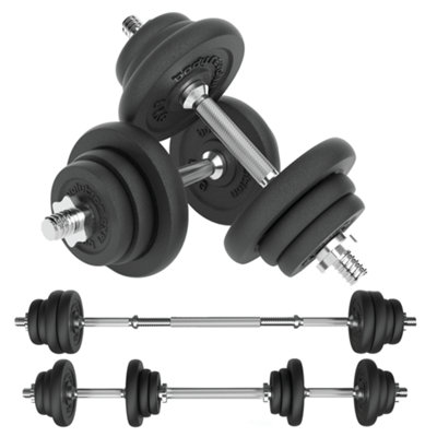 Body Revolution Cast Iron Dumbbell Set 50 Kg from B&Q