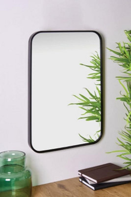 Biznest Camden Black Curved Metal MirrorThe World's Largest Mirror Collection Of Biznest Store from B&Q