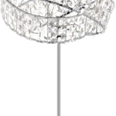 Biznest Jewelled Twisted Table LampHome DecorativeLiving RoomBedroom RoomEye-Catching Design from B&Q