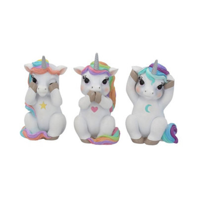 Three Wise Cutiecorn FigurinesNemesis Now from B&Q