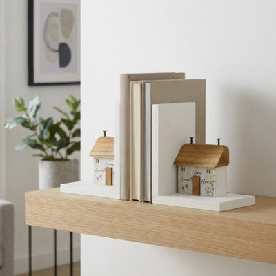 B&Q -  Home Sweet Home House Bookends