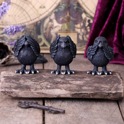 Three Wise Ravens 8.7cm - Image 5