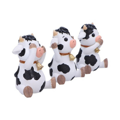 Three Wise Cows Figurines By Nemesis Now from B&Q