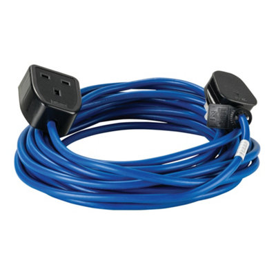 Draper 35075 Defender E85223 230V Extension Lead Blue 1.5mm 13A 10M from B&Q