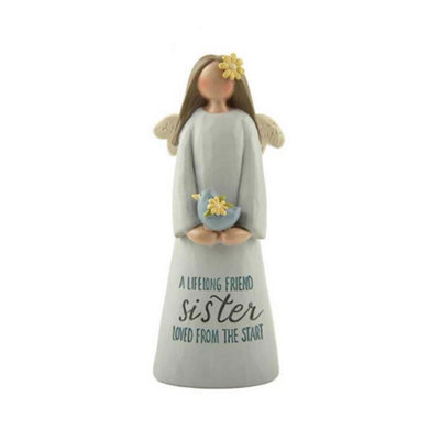 Feather & Grace Angel Figurine – Sister (A Lifelong Friend)