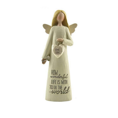 Feather & Grace Angel FigurineLove (Wonderful Life) from B&Q