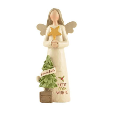 Feather & Grace Angel FigurinePeace On Earth from B&Q