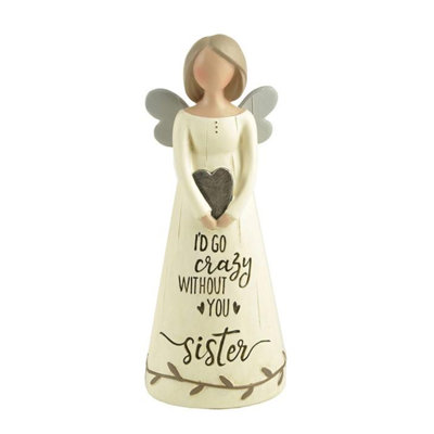 Feather & Grace Angel Figurine – Sister (I’d Go Crazy Without You)