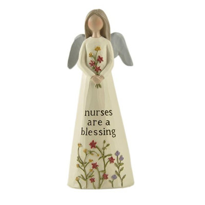 Feather & Grace Angel FigurineNurses Are A Blessing from B&Q