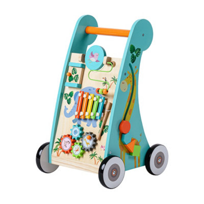 Teamson KidsPreschool Play Lab Safari Animal Wooden Baby Walker from B&Q