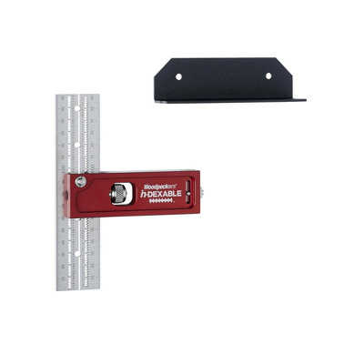 Woodpeckers In-Dexable Double Square Metric 150mm from B&Q