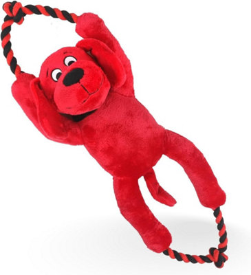 Clifford The Big Red Dog Clifford Dog Rope Plush Dog Toys from B&Q