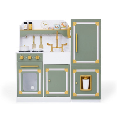 Teamson Kids - Play Kitchen - Toddler - Olive Green - Wooden - Image 3