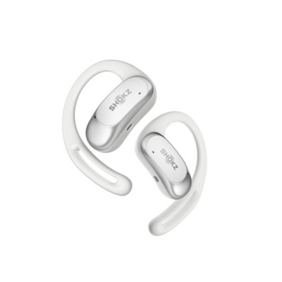 Shokz Openfit Air Open-Ear Wireless Earbuds With Ergonomic Dual-Bevel Design - White
