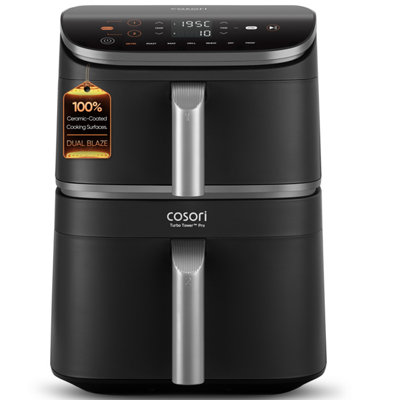Cosori Turbo Tower™ Pro Smart 10.8-Litre Air Fryer Grey, Grey - Image 3