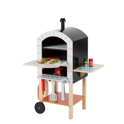 B&Q -  My Little Helper Pizza Oven & 24 Pc. Accessory SetGrey/natural