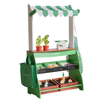 Teamson Kids Play Farmers Market Stand With Interactive Accessories & Vegetables from B&Q