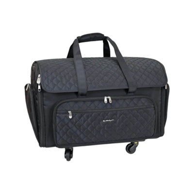 Sewing Online Everything Mary Xxl 4 Wheel Collapsible Rolling Sewing Machine Storage CaseBlack Quilted from B&Q