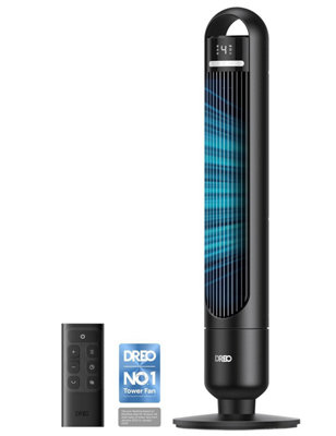 Dreo Quiet Tower Fan For Bedroom& Home25 Ft / S Powerful Airflow29 Ft Coverage1-8 H Timer4 Speeds3 Modes28 Db from B&Q
