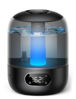 Dreo Humidifier For Bedroom With Sensor26 Db Quiet Cool Mist Ultrasonic Humidifiers Home360 Nozzle30 H RuntimeAmbient from B&Q