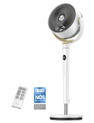 Dreo 20 Db Quiet Standing Pedestal Fan For Bedroom120 Oscillating Electric Cooling With Dc Motor9 Speeds & 4 Modes8 H from B&Q