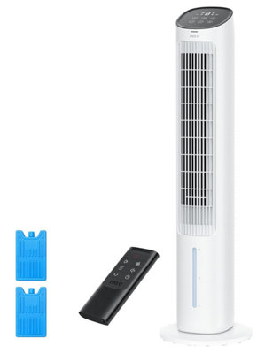 Dreo 40 Evaporative Air Cooler35 Db Silent Cooling Fan That Blow Cold 80 Oscillating Bladeless Tower For BedroomRemovable from B&Q