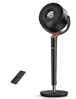 Dreo 20 Db Standing Fan For Bedroom120 Omni-Directional Cooling Fans90 Ft Circulator With RemoteDc Motor Pedestal 35-40 from B&Q