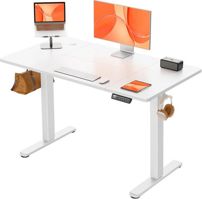  - Ergear Electric Standing Desk Height Adjustable 120 X 60 CmSit Stand With 4 Memory Smart PannelHome Office Splice Board