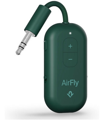 1001 Twelve South Airfly Pro 2 Bluetooth Transmitter, Evergreen