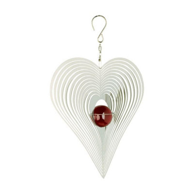 Nature's Melody Wind Cosmo Spinner 8"Heart from B&Q