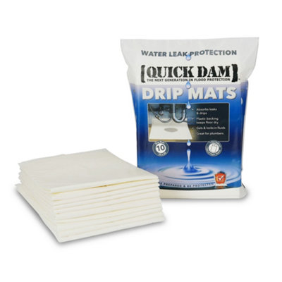 Quick Dam Water Activated Absorbent Pads (H)61Cm (L)61CmPack Of 10 from B&Q