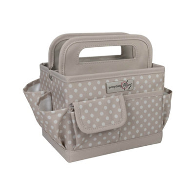 Sewing Online Everything Mary Collapsible Desktop Craft OrganiserTan Dot from B&Q