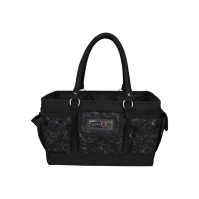 Sewing Online Everything Mary Deluxe Store & Tote Craft OrganiserBlack And White Floral from B&Q