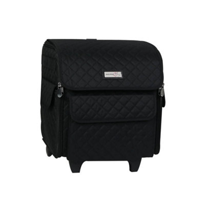 Sewing Online Everything Mary Collapsible Overlocker Sewing Machine CaseBlack Quilted from B&Q