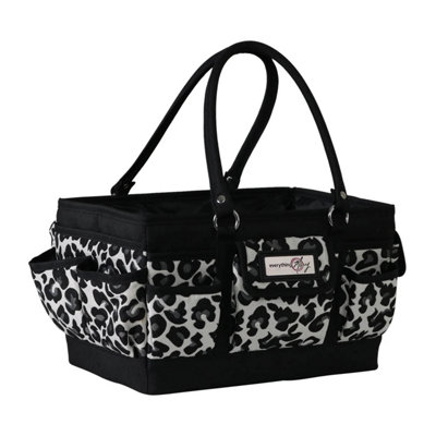 Sewing Online Everything Mary Cheetah Print Deluxe Store/tote Caddy-Collapsible-Evm13188-1 from B&Q