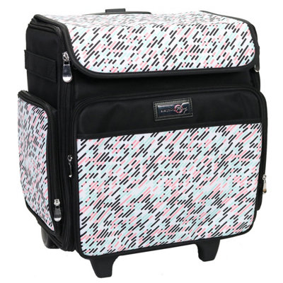 Sewing Online Everything Mary Pill Print Rolling Tote2 Wheeled Trolley Bag For Sewing/crafts from B&Q