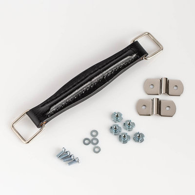 Penn Elcom Black Leather Handle Pack H1000-Pe1 from B&Q
