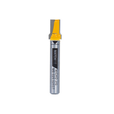 Microjig Matchfit Relief (1/4" Straight) Router Bit (1/4" Shank) from B&Q